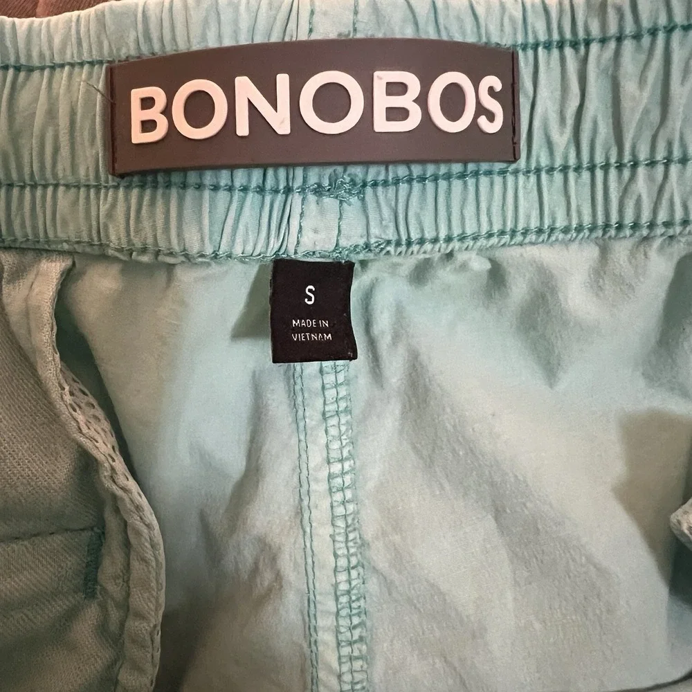 Bonobos Men's Swim Trunks Size S Blue green Pull On Unlined Stretch 7